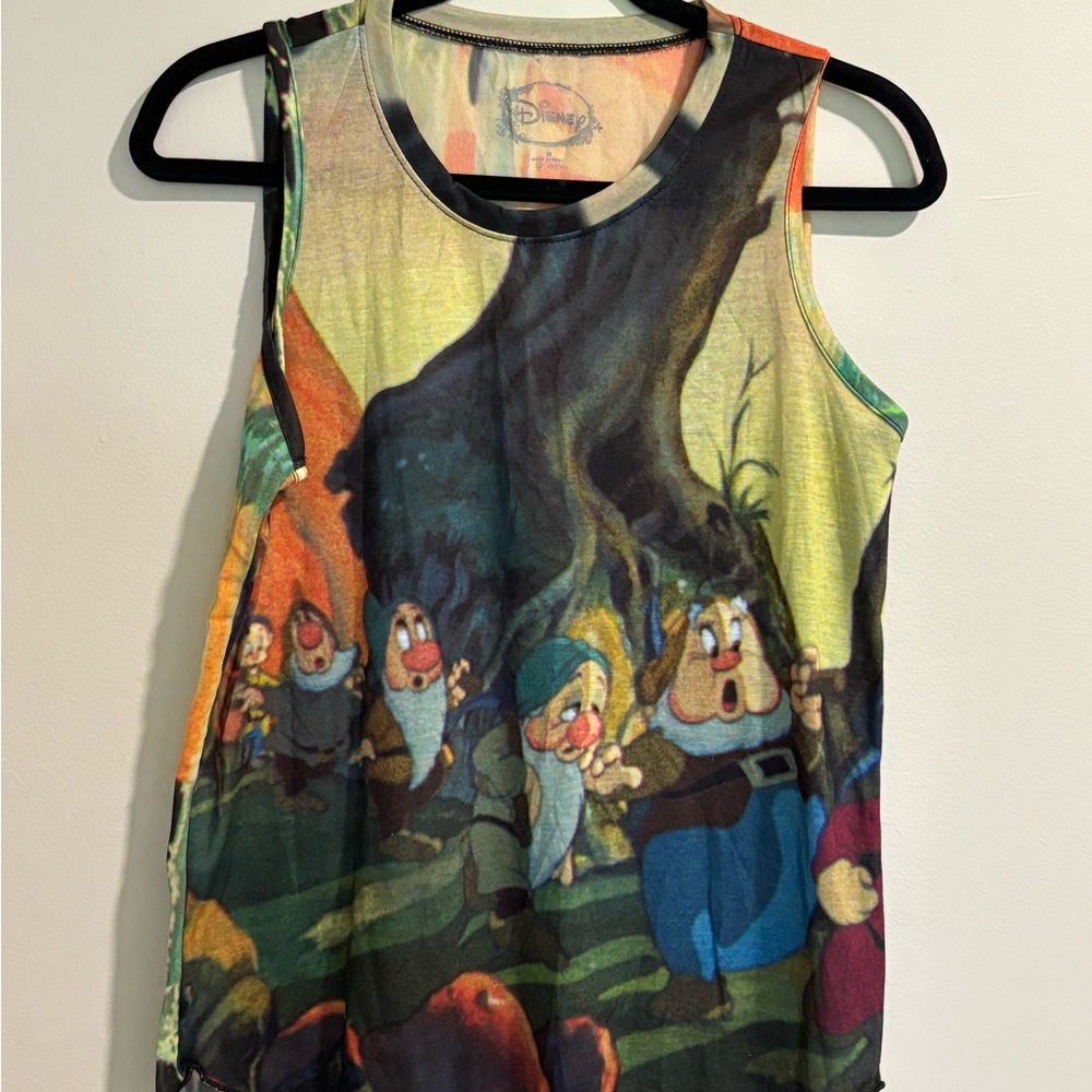 Disney Snow White and the seven dwarfs  Sleeveless Top - hot topic high ho vinta